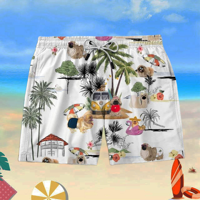 PEKINGESE Beach Shorts