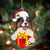 Papillon-Dogs give gifts Hanging Ornament