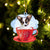 Papillon On The Cup Christmas Ornament