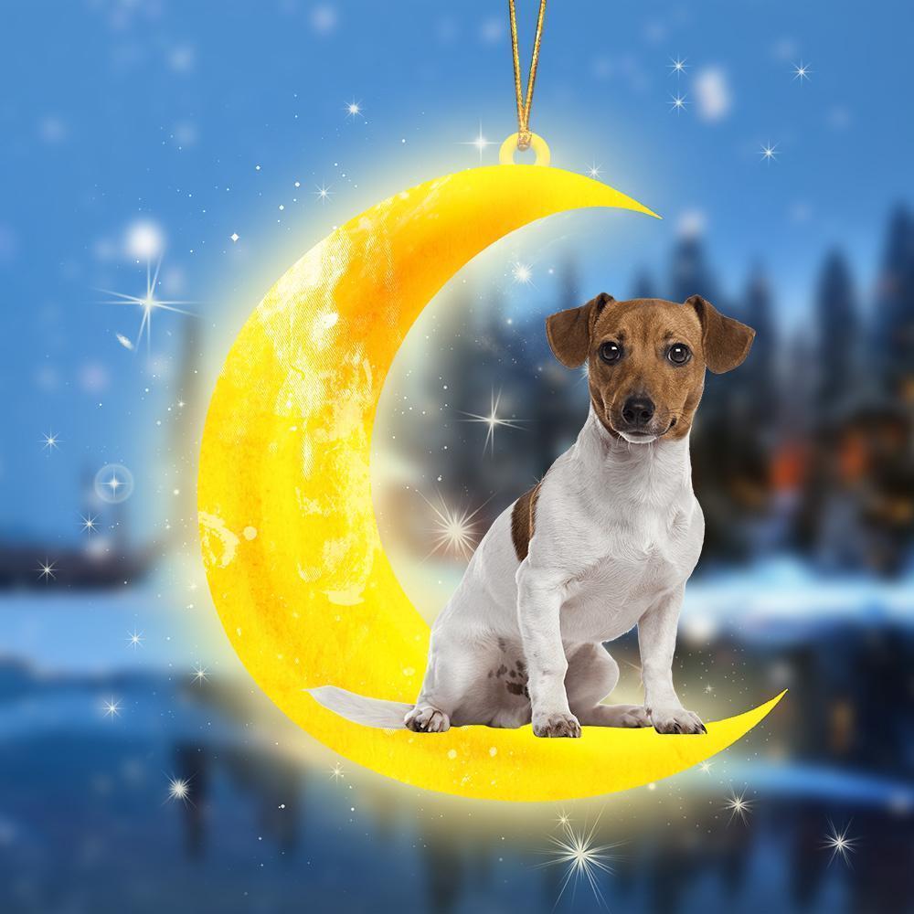 ParSon Russell Terrier Moon double-sided decoration