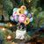 Pekingese With Balloons Christmas Ornament