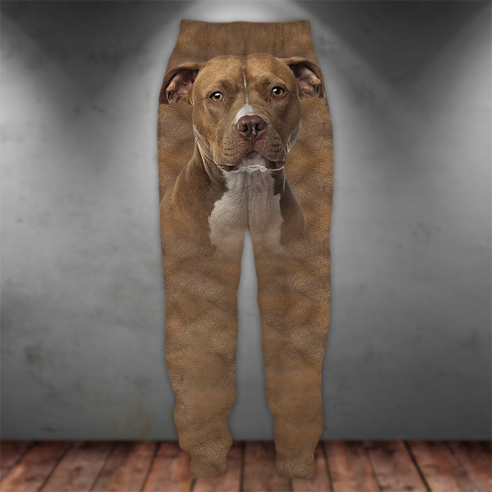 Pit Bull 3D Graphic Casual Pants Animals Dog