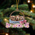 Pitbull Dogs In The Basket Ornament