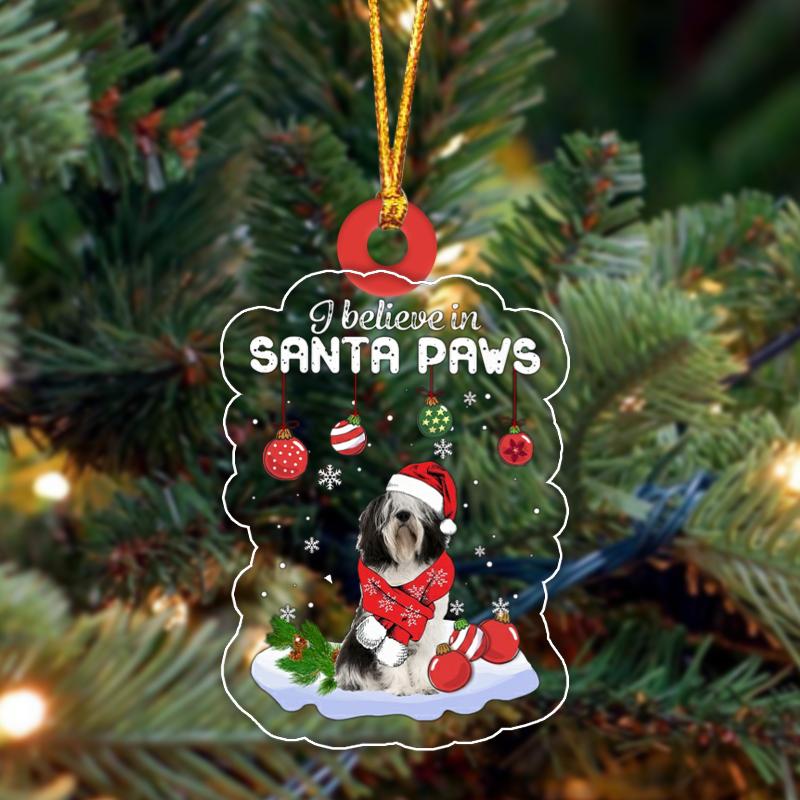 Polish Lowland Sheepdog Christmas Ornament