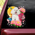 Poodle Flower And Moon Sticker