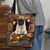 Pug With Bone Retro Tote Bag