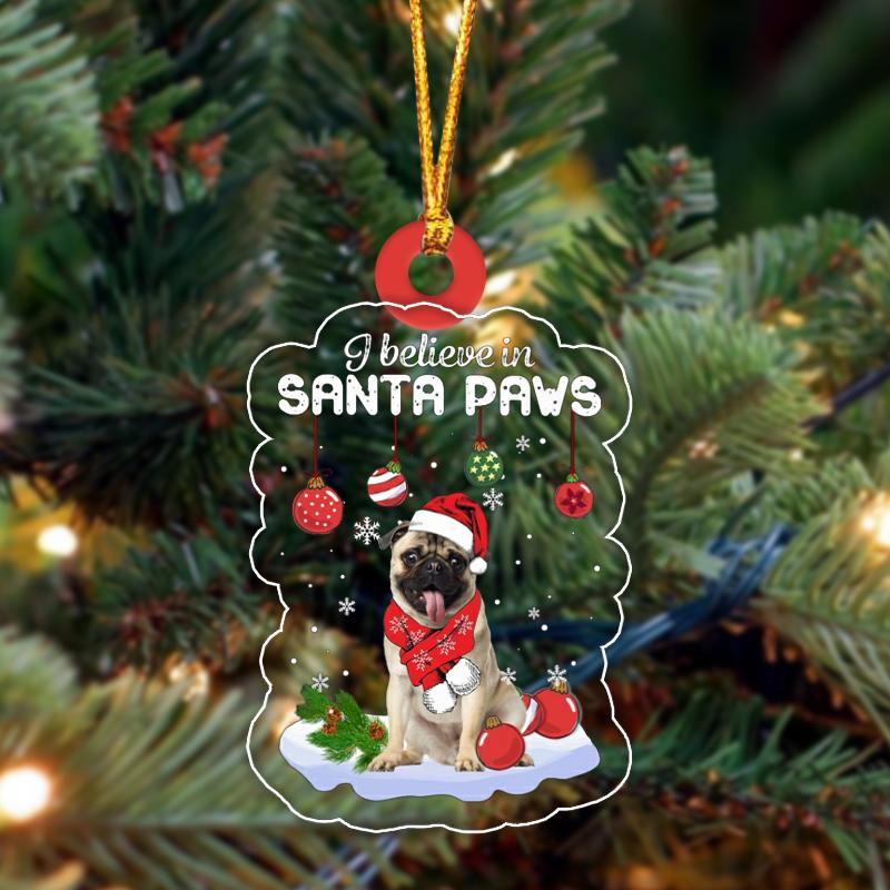 Pug 1 Christmas Ornament
