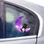 Pug 2 On The Purple Moon Sticker