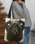 Pug Face Cloth Tote Bag