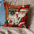 Pug With Santa Pillowcase