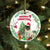 Pug Tree Merry Christmas Ornament (porcelain)