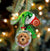 RED Goldendoodle Don't Be A Grinch Christmas Ornament