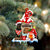 Rottweiler-2 With Mushroom House Christmas Ornament