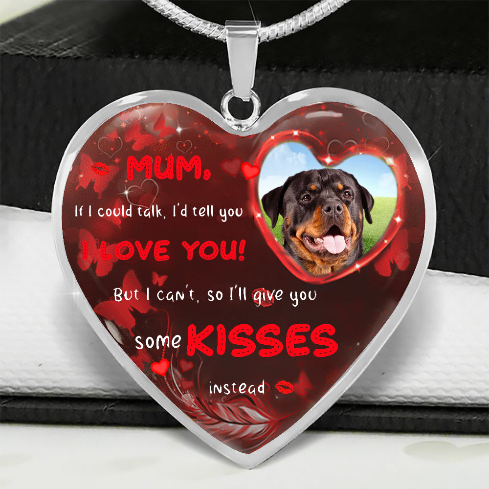 Rottweiler Give You Some Kisses Necklace