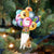 Rough Collie With Balloons Christmas Ornament