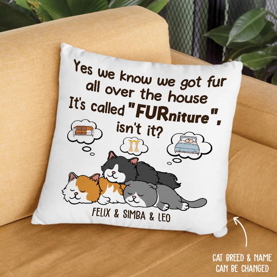 Yes I Know I Got Fur All Over The House - Personalized Pillowcase