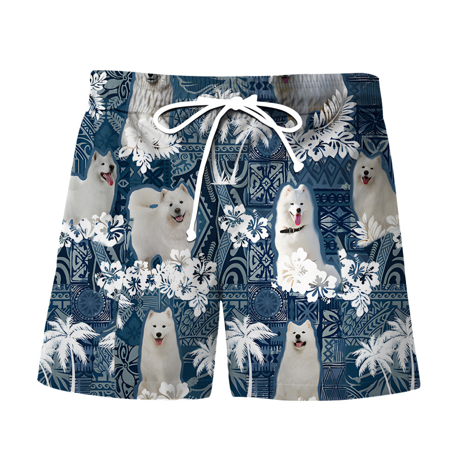 Samoyed Hawaiian Shorts