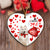 Samoyed Happy Valentine's Day Ornament (porcelain)