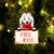 Samoyed Free Kiss Christmas Ornament
