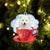 Samoyed On The Cup Christmas Ornament