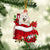 Samoyed In Gift Bag Christmas Ornament
