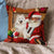 Samoyed With Santa Pillowcase