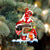 Schipperke With Mushroom House Christmas Ornament