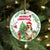 Scotch-Collie Tree Merry Christmas Ornament (porcelain)