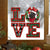 Love Scottish Terrier Christmas Sticker
