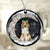 Shetland-Sheepdog With Crown Diamond Ornament (porcelain)