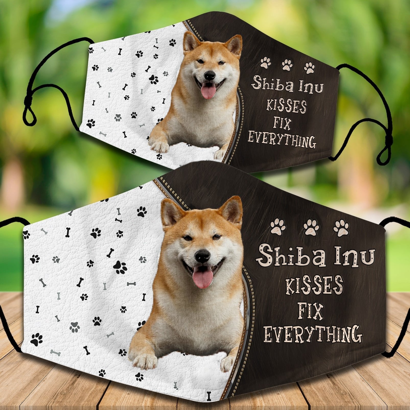 Shiba Inu Kisses Fix Everything Veil