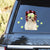 Shih Tzu With Hair Curler Funny Sticker