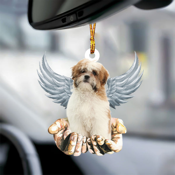 Shih Tzu Shitzu Sleeping Angel Wing Animal Pet Dog Farmhouse Car Ornam -  OhaPrints