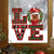 Love Silky Terrier Christmas Sticker