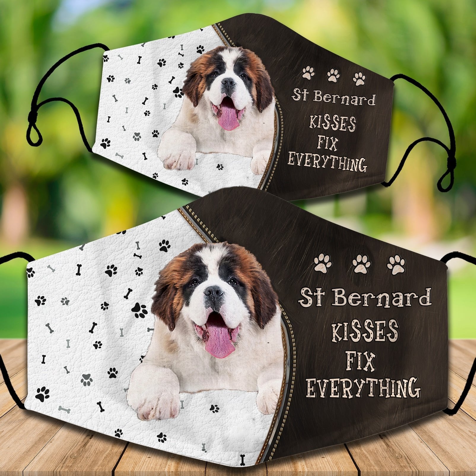 St Bernard Kisses Fix Everything Veil