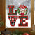 Love Toy Poodle Christmas Sticker