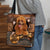 Toy Poodle With Bone Retro Tote Bag