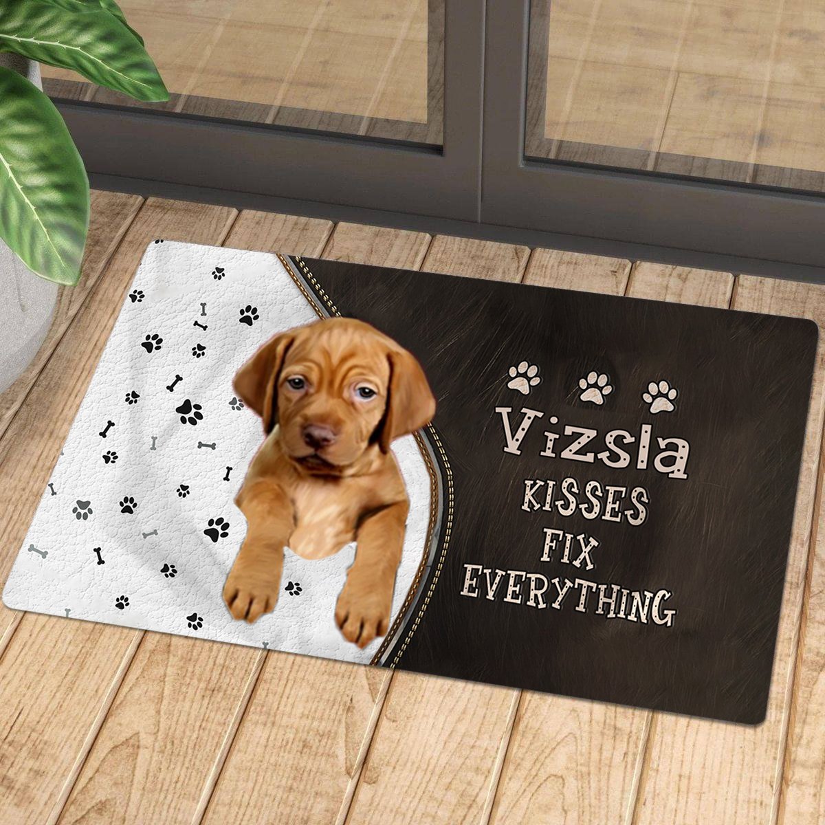 Vizsla Kisses Fix Everything Doormat