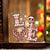Welsh Corgi LOVE Reindeer Christmas Sticker
