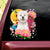 West Highland White Terrier Flower And Moon Sticker