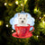 West Highland White Terrier On The Cup Christmas Ornament