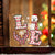 West Highland White Terrier LOVE Reindeer Christmas Sticker