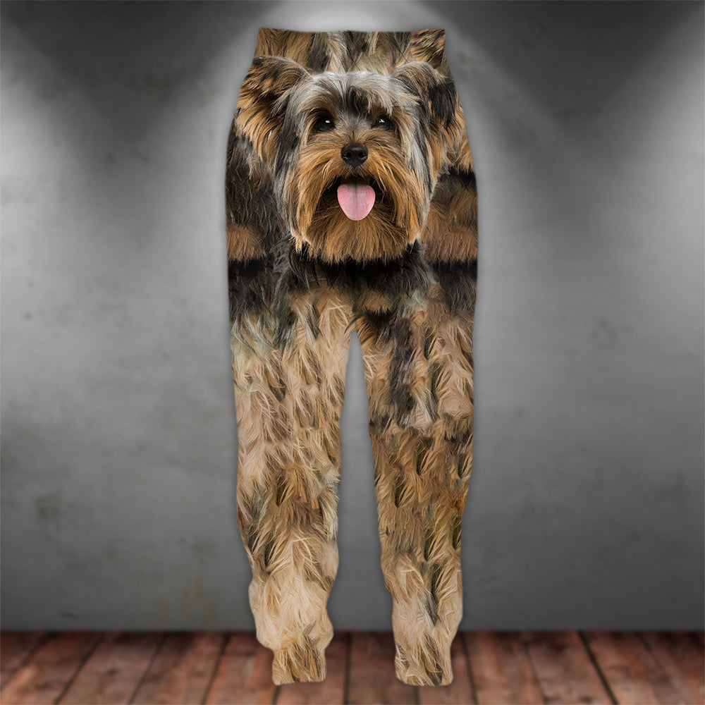 Yorkshire Terrier 3D Graphic Casual Pants Animals Dog
