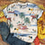 Akita Summer Beach 3D Shirt