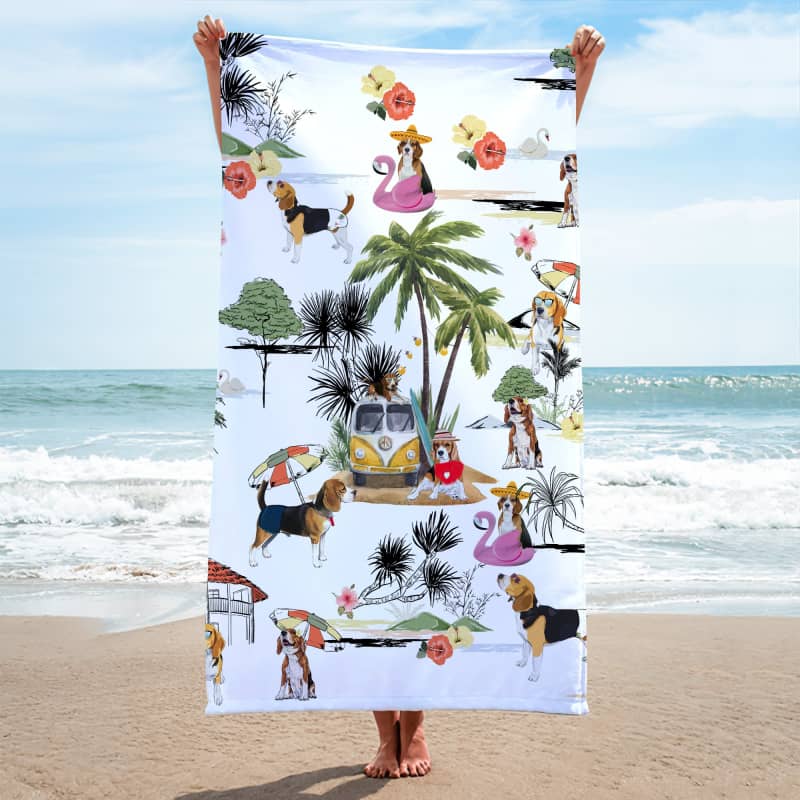 BEAGLE Summer Beach Towel