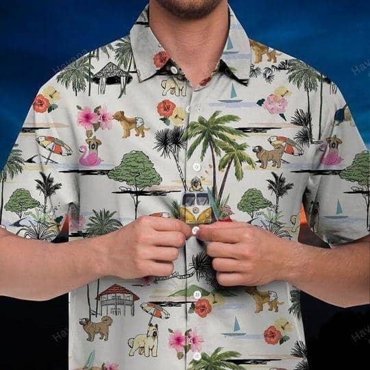 Briard Hawaiian Shirt Hawaiian Shirt Hawaii Beach Retro