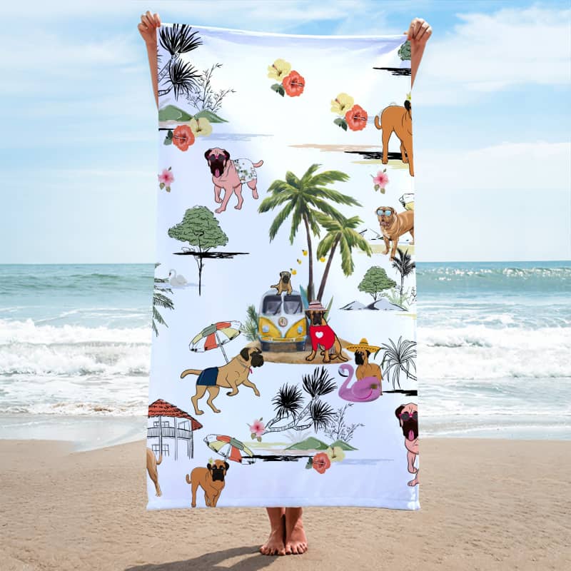 BULLMASTIFF Summer Beach Towel