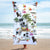 CAIRN TERRIER Summer Beach Towel