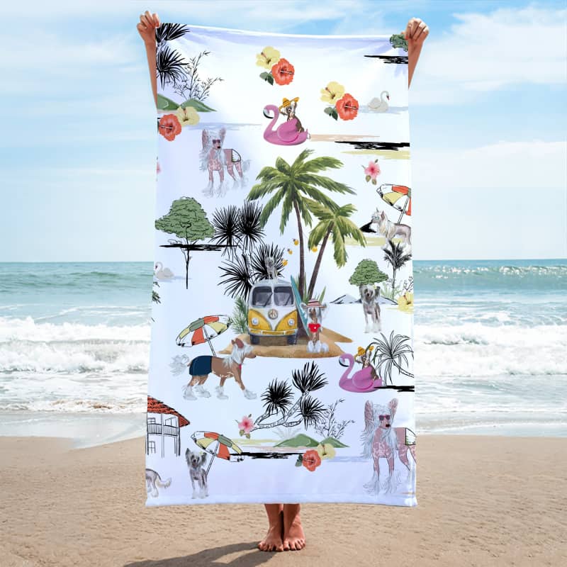 CHINESE CD Summer Beach Towel