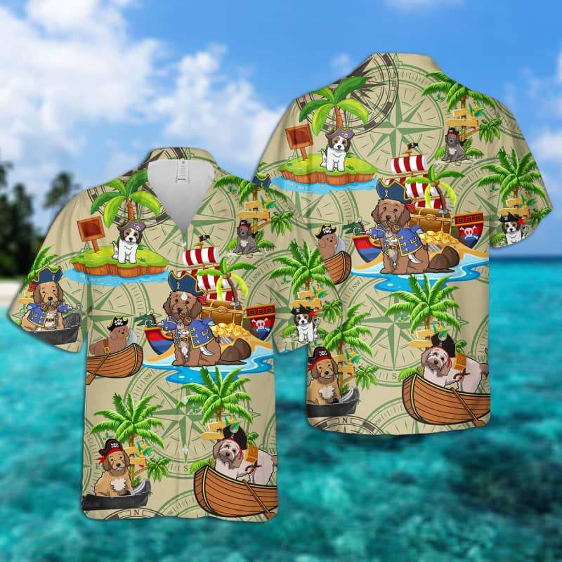 Cockapoo - Pirates Hawaiian Shirt